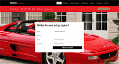 Desktop Screenshot of ferraritehuur.nl